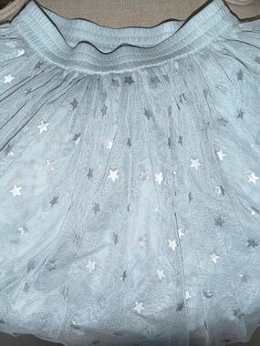 Stella McCartney Kids' blue star tulle skirt